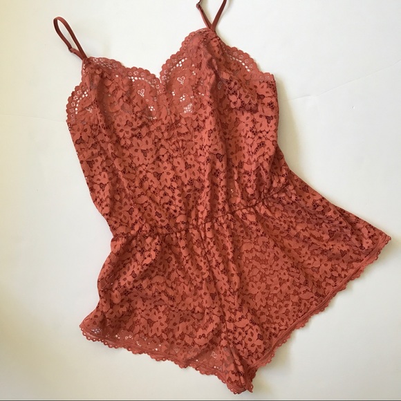 Victoria's Secret Other - Victoria's Secret floral romper lingerie Szs S / L